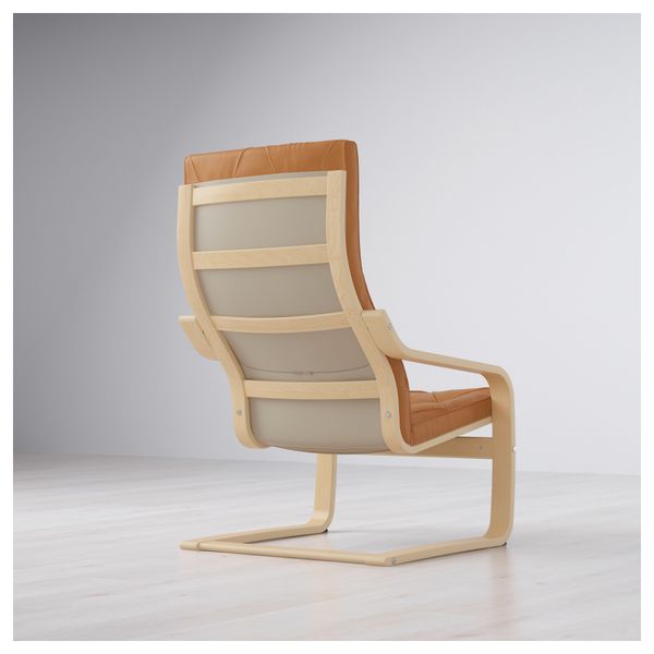 Кресло ПОЭНГ, березовый шпон, Сеглора естественный - фото 3