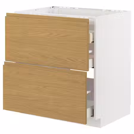 METOD / MAXIMERA Шкаф д/варочной панели/2фасада/3ящ