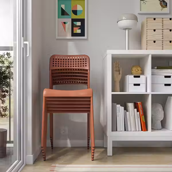 SANDSBERG Стул - красно-коричневый - фото 5