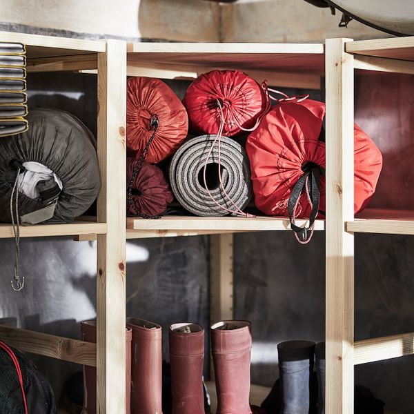 4 секции, угловой, 249, 164x50x179 см, сосна IKEA IVAR ИВАР 692.485.41 - фото 7