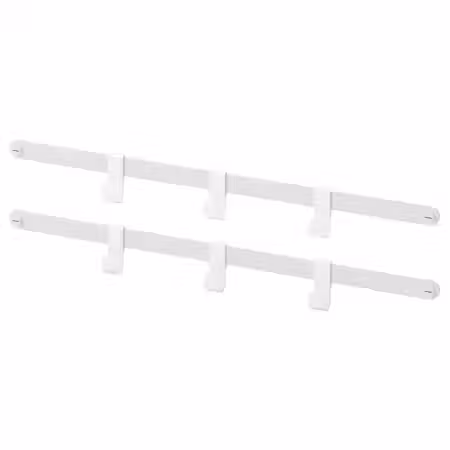 HJÄLPA 2 накладные шины+6 крючков - белый 55 см
