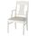 Стул, белый/Халларп бежевый IKEA INGATORP ИНГАТОРП 503.698.06