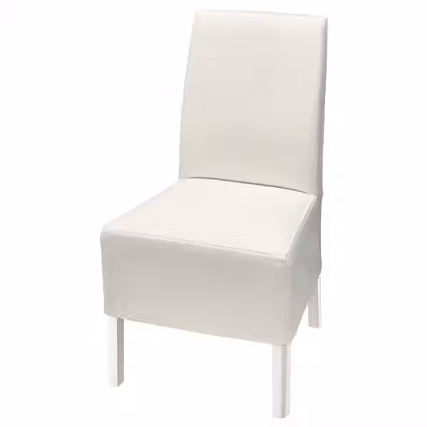 BERGMUND Стул с чехлом средней длины - белый/Inseros белый - фото 1