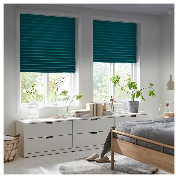 Жалюзи плиссе, блокирующие свет СОММАР 2019, зеленый (100x190 см) - фото 2