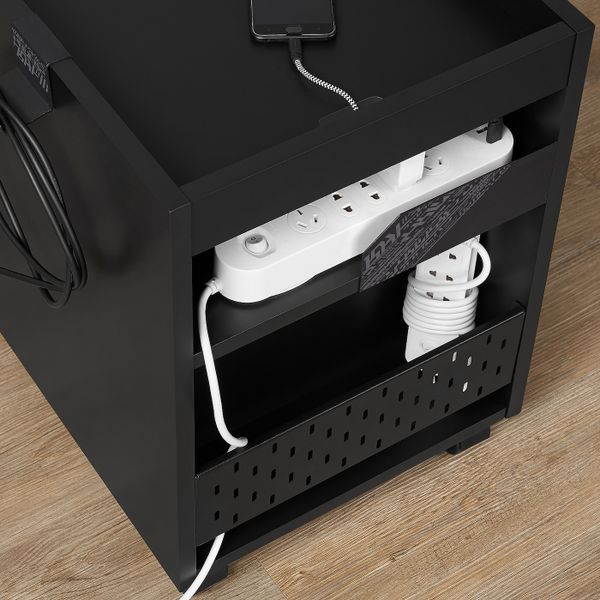 Письменный стол, стул и тумба, черный-серый 140x80 см IKEA UPPSPEL УППСПЕЛЬ / GRUPPSPEL ГРУППСПЕЛЬ 694.411.19 - схема-чертеж с размерами