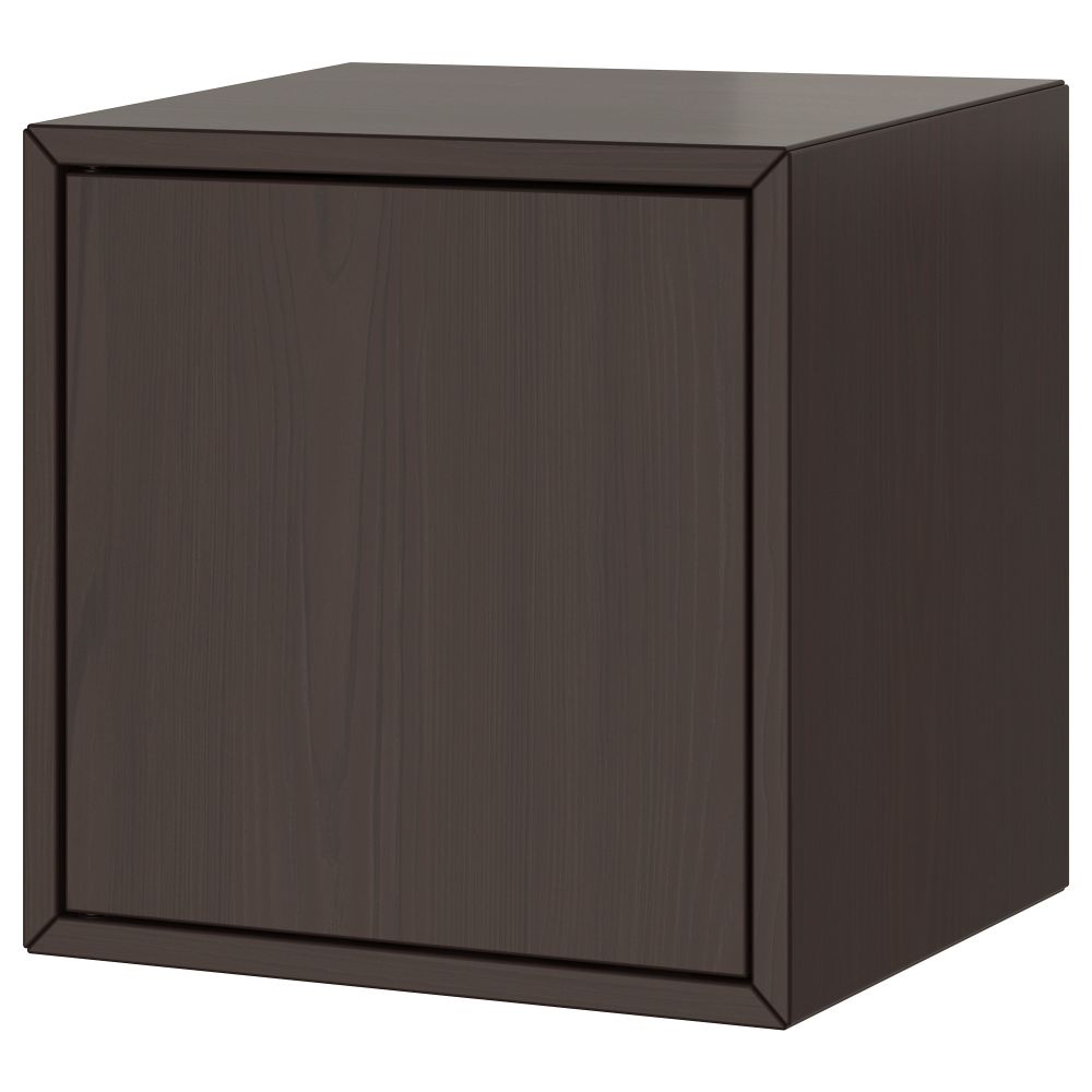 Навесной шкаф с 1 дверцей ВЭЛЬЕ, коричневый (35x35 см) - фото 1