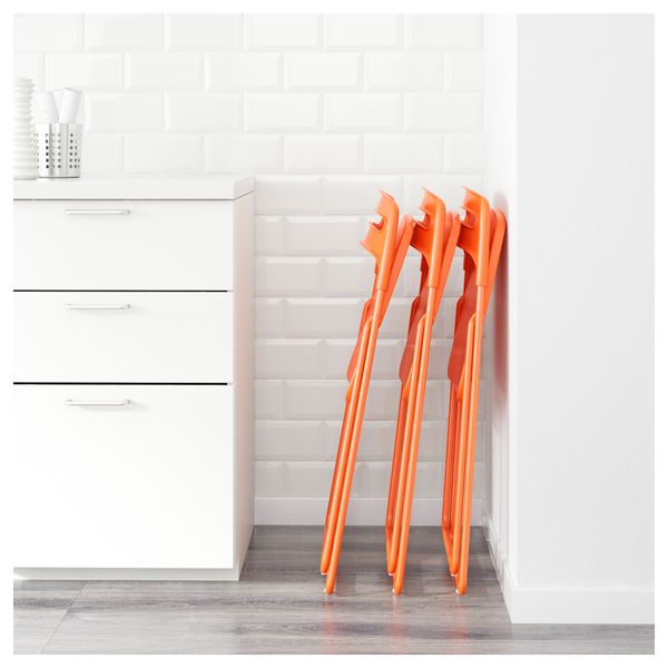 Стул складной НИССЕ, оранжевый - фото 5