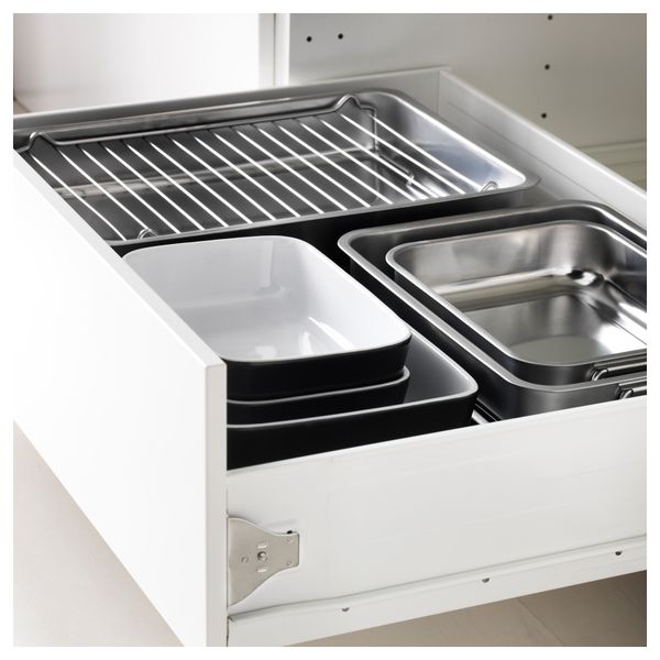 Ящик, средний ФОРВАРА, белый - схема-чертеж с размерами