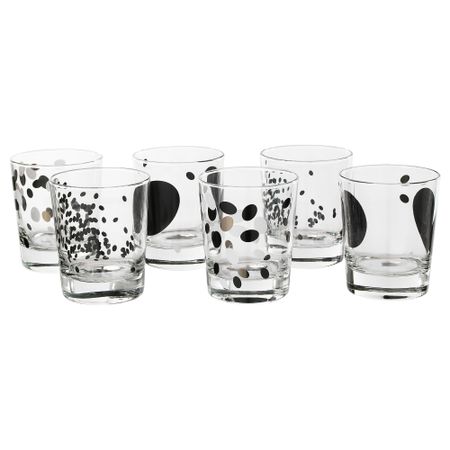 Стакан ГУДИС МИКС, с рисунком, черный (23 сл)