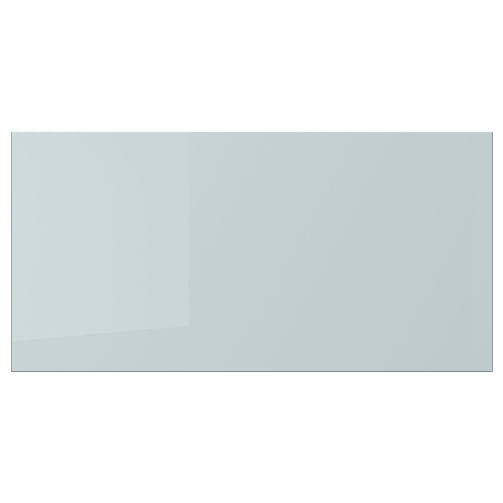 Фронтальная панель ящика, 80x40 см, глянцевый серо-синий светлый IKEA KSTALLARP СТАЛЛАРП КАЛЛАРП 205.201.65 - фото 1