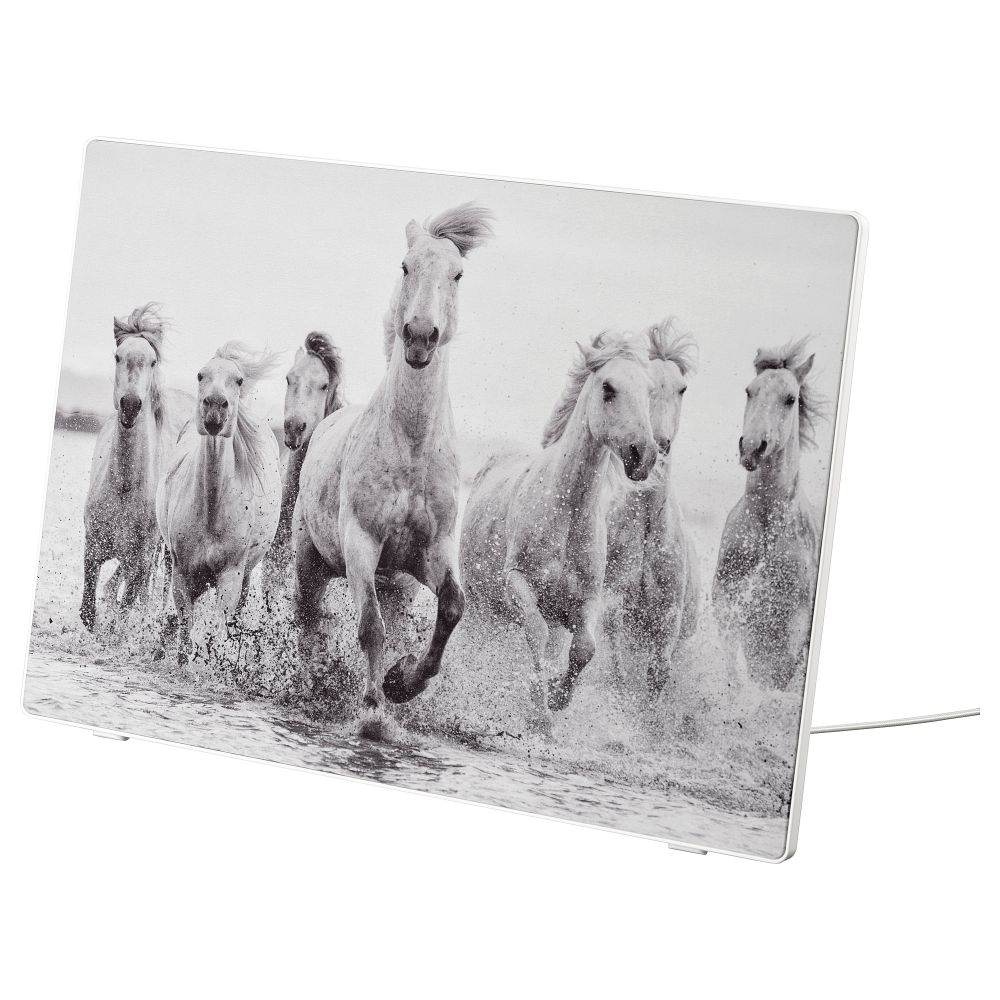 Рама для картины с Wi-Fi динамиком, белый Брызги умный дом IKEA SYRLIG СИРЛИГMFONISK 895.200.64 - фото 1