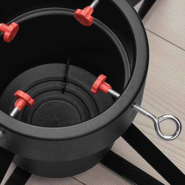 Основание рождественской елки, черный IKEA VINTERFINT 105.249.08 - схема-чертеж с размерами