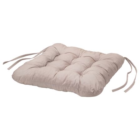 Подушка на стул, бежевый 40x38x5.0 см IKEA HELLVI ХЭЛЛЬВИ 804.909.00