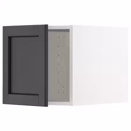 METOD Верхний шкаф - белый/Lerhyttan черная морилка 40x40 см