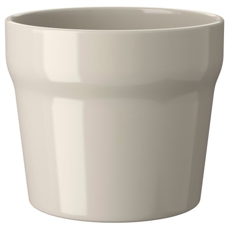 Кашпо ОРЭД, бежевый д/дома/улицы, бежевый (10.5 см)