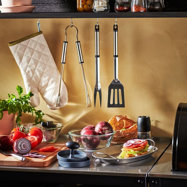 Варежка-прихватка, белый с оттенком IKEA GRILLTIDER ГРИЛЛЬТИДЕР 704.889.93 - фото 4