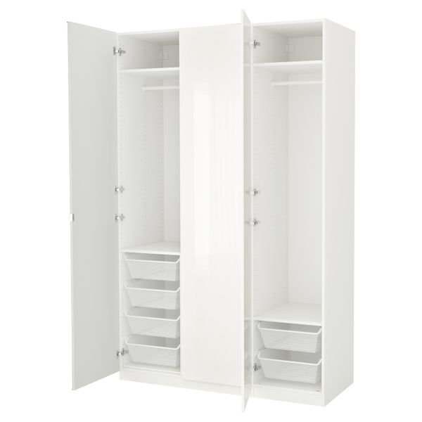 Гардероб, белый/Фардаль Викедаль 150x60x236 см IKEA PAX ПАКС 192.488.31 - фото 1