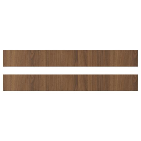 TISTORP ТИСТОРП Фронтальная панель ящика - коричневый под грецкий орех 80x10 см