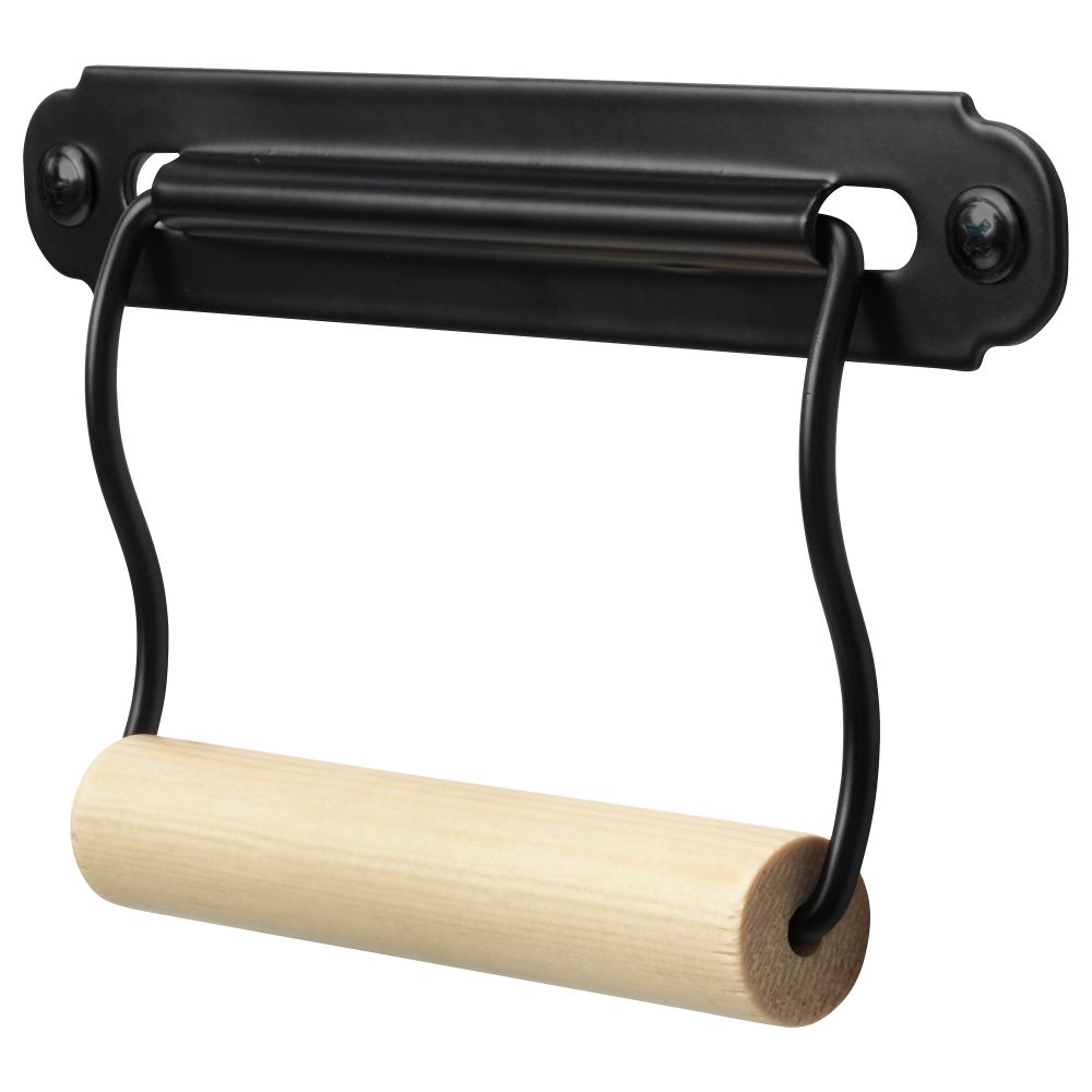 Держатель туалетной бумаги СВАРТШЁН, черный - фото 1