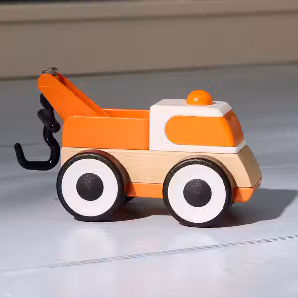 LILLABO Набор машинок, 3 предм. - пожарная машина спортивная машина/эвакуатор разноцветный - схема-чертеж с размерами