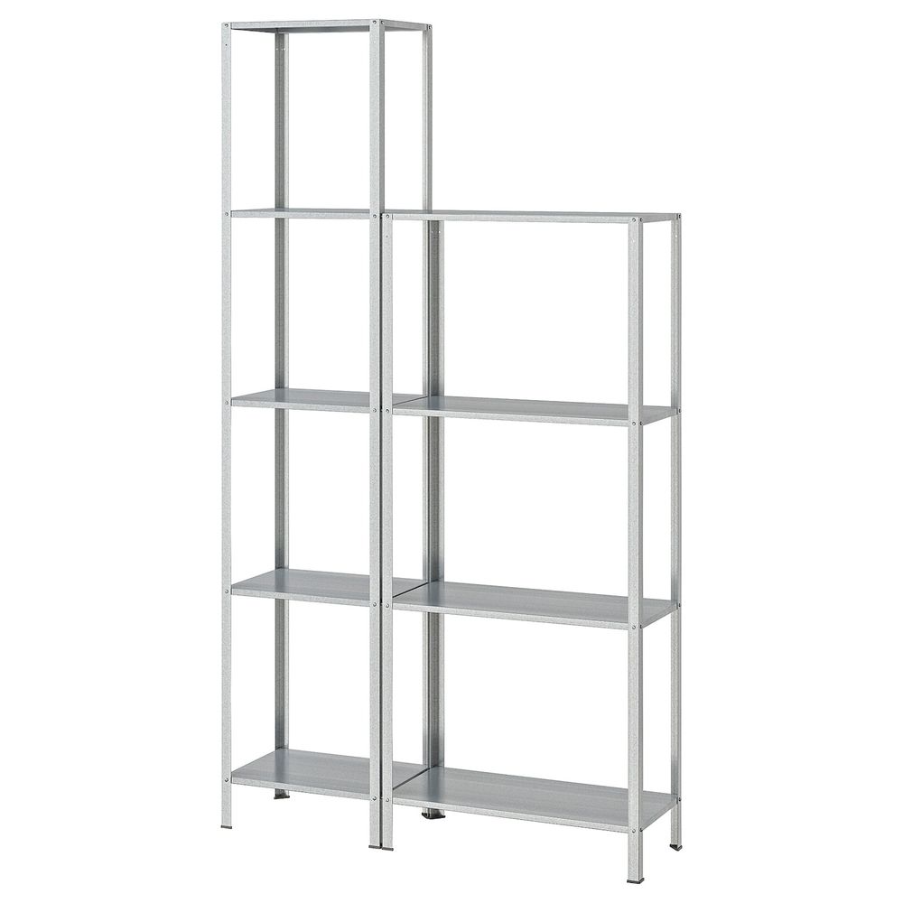 Стеллаж для дома, сада 100x27x140-183 см IKEA HYLLIS ХИЛЛИС 994.015.60 - фото 1
