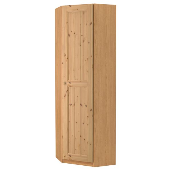 Гардероб угловой ПАКС, под дуб, Гурдаль светло-коричневый - фото 1