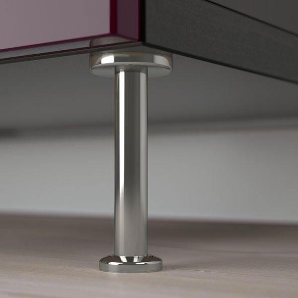 Комбинация для хранения с дверцами, черно-коричневый СЕЛЬСВ/СТАЛЛАРП/глянцевый темный красно-коричневый 120x42x74 см IKEA BESTÅ - фото 1