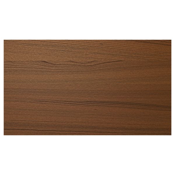 4 панели для рамы раздвижной дверцы ИЛЬСЕНГ, коричневая морилка ясеневый шпон - схема-чертеж с размерами