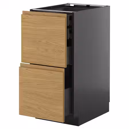 METOD / KNIVSHULT Напольн шк 2фасада/2низ/1срд/1вс ящ