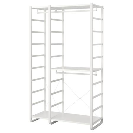 Гардероб, комбинация, белый 125x55x216 см IKEA ELVARLI ЭЛВАРЛИ 692.040.14