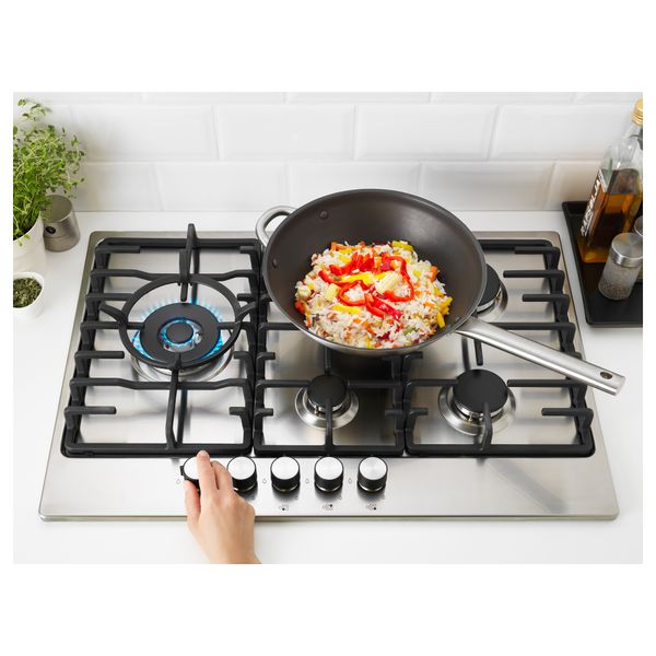 Поверхность встраиваемая газовая ЭЛЬДСЛОГА, нержав сталь - фото 3