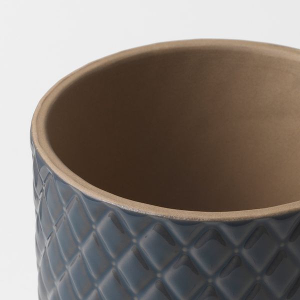 Кашпо, серый 9 см IKEA CHIAFRÖN ЧИАФРЁН 504.419.06 - фото 4