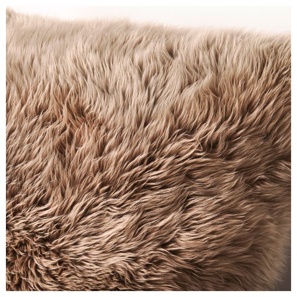 Чехол на подушку СКОЛЬД, овчина, бежевый (50x50 см) - схема-чертеж с размерами