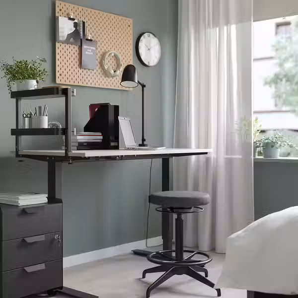 VATTENKAR ВАТТЕНКАР Настольная полка - чёрный 49x15 см - фото 3