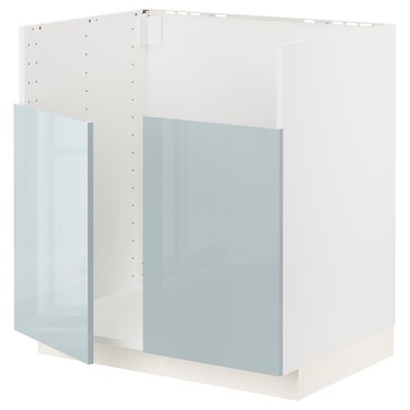 Шкаф для двойной мойки БРЕДШЁН, 80x60 cm IKEA METOD МЕТОД 394.793.97