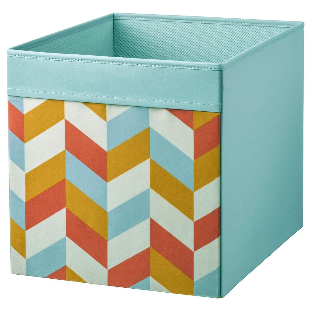 Коробка, разноцветный 33x38x33 см IKEA DRÖNA ДРЁНА 204.670.59 - фото 1