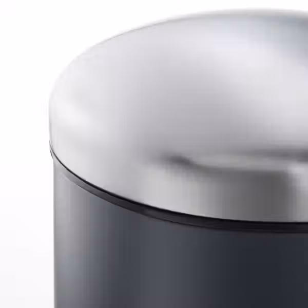 MJÖSA Ведро с откидной крышкой - темно-серый 12 л - фото 3