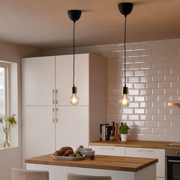 Шнур-подвес, текстиль латунированный 1.4 м IKEA SKAFTET СКАФТЕТ 104.720.75 - фото 2