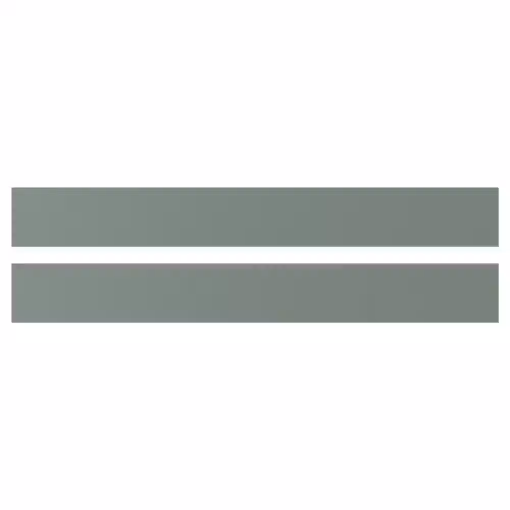 NICKEBO Фронтальная панель ящика - матовая поверхность серо-зеленый 80x10 см - фото 1