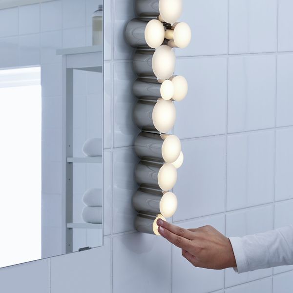 Бра, светодиодный, светло-серый, хромированный IKEA СЁДЕРСВИК 503.610.23 - фото 3