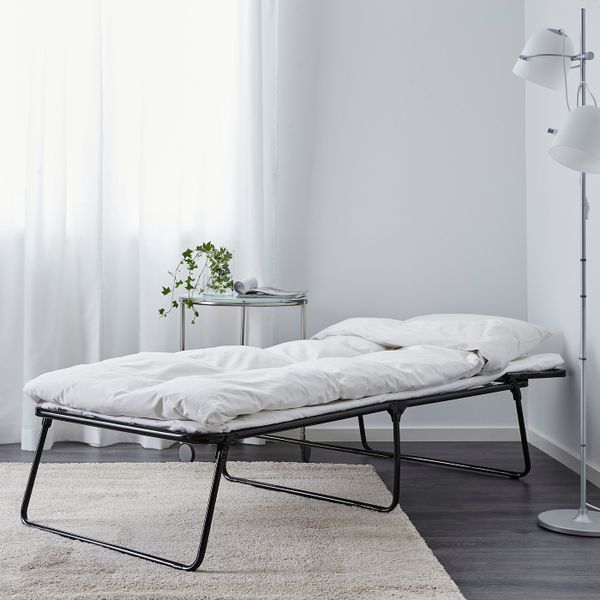 Дополнительная кровать, серый 73x197 см IKEA FLEMMA ФЛЕММА 902.948.33 - схема-чертеж с размерами