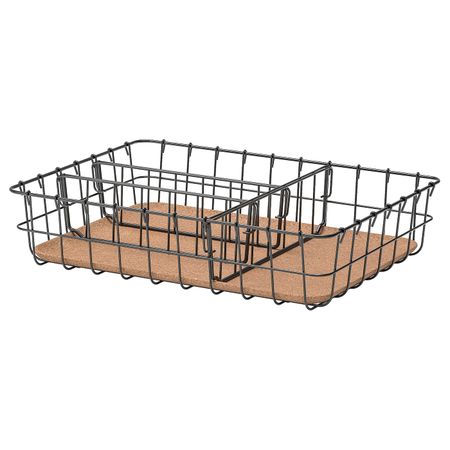 Подставка для канцелярских принадлежн, черный 26x34x8 см IKEA PLEJA ПЛЕЙА 603.643.04