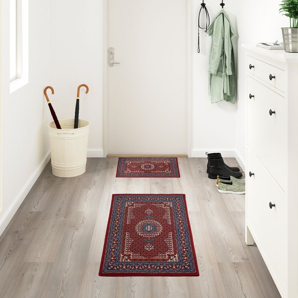 Придверный коврик, красный/синий 60x90 см IKEA SKIVHOLME СКИВХОЛЬМЕ 204.721.26 - фото 5