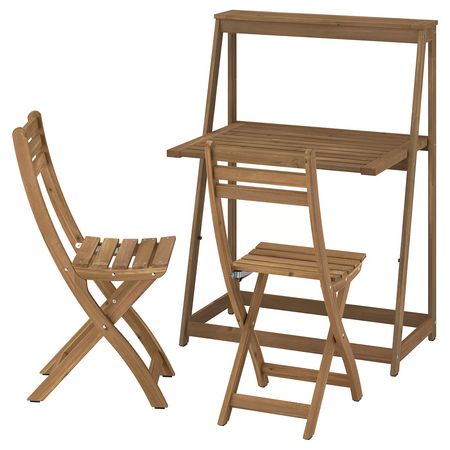 DJUPÖN / ASKHOLMEN Стол и 2 складных стула