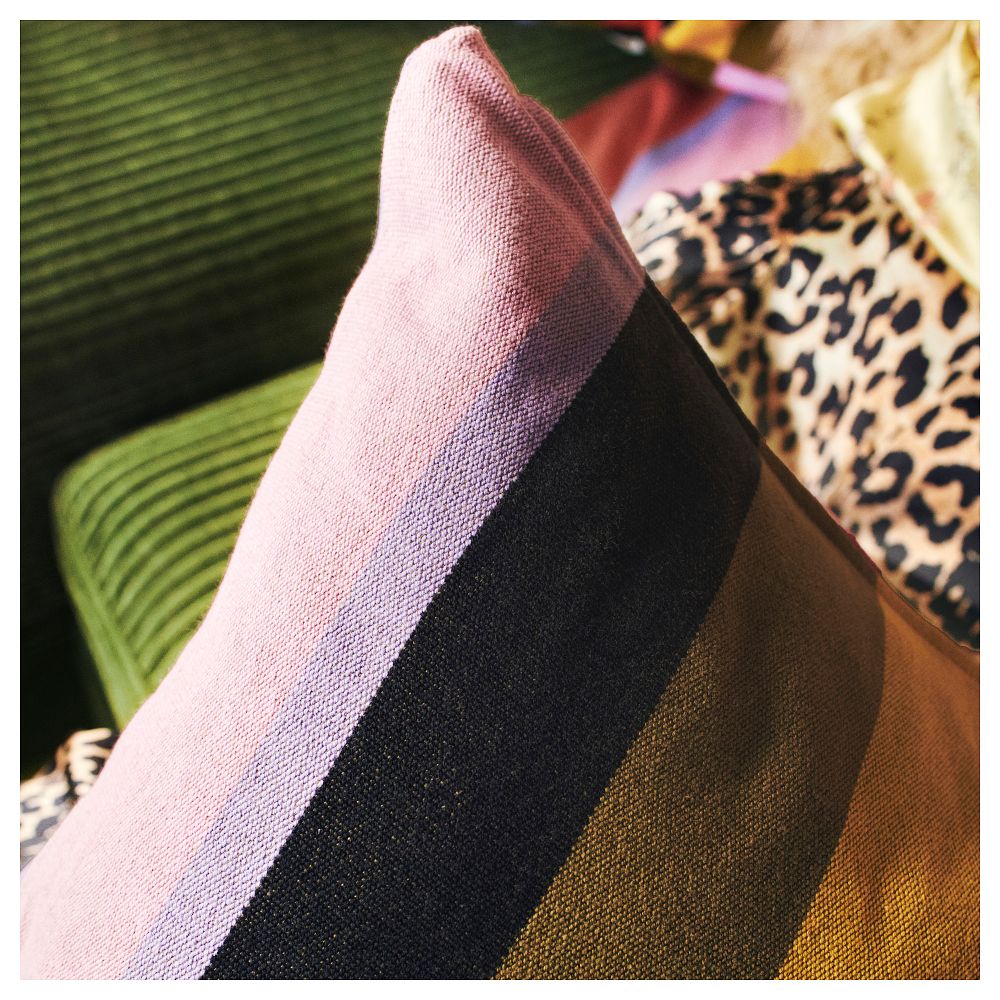 Чехол на подушку, в полоску разноцветный, 40x58 см IKEA MÄVINN 505.749.58 - фото 1