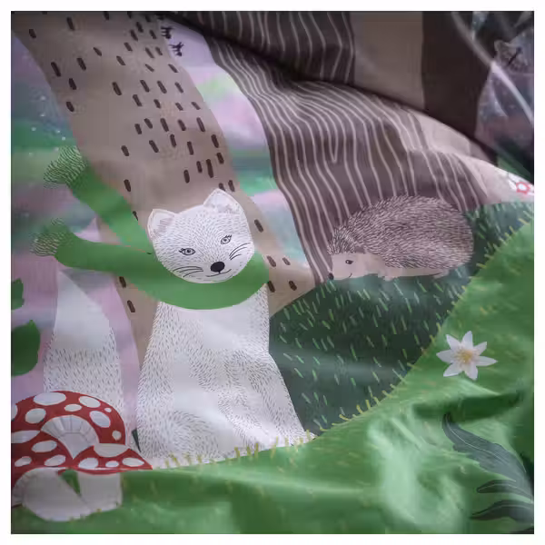 SKOGSDUVA СКОГСДУВА Пододеяльник и наволочка - фото 5