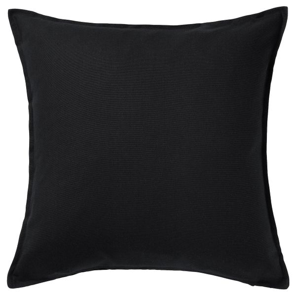 Чехол на подушку, черный 65x65 см IKEA GURLI ГУРЛИ 904.435.93 - фото 1