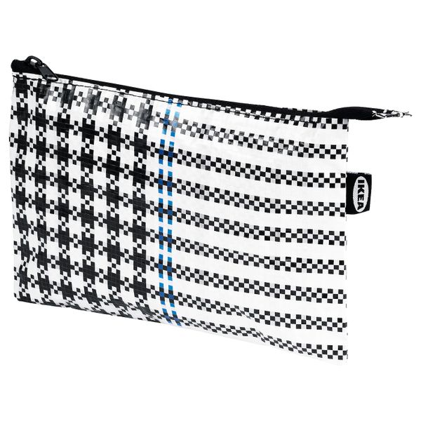 Чехол, черный-белый 16x24 см IKEA SAMMANKOPPLA САММАНКОППЛА 904.643.40 - фото 1