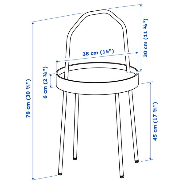 IKEA в интерьере - схема-чертеж с размерами
