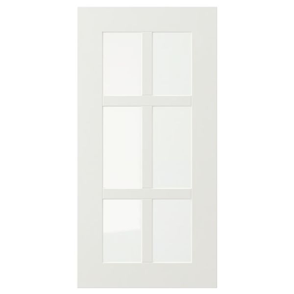 STENSUND Стеклянная дверь - белый 30x60 см - фото 1